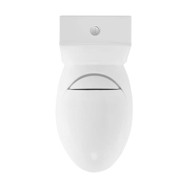 Plaisir One-Piece Elongated Egg Toilet Dual-Flush 1.1/1.6 gpf