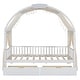 preview thumbnail 8 of 22, Twin Size Kids Bed With Arched Roof Light Strip Interactive Whiteboard/2 Drawers