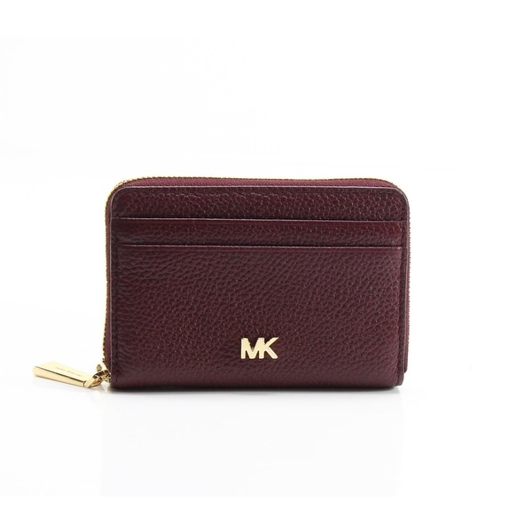 oxblood wallet michael kors