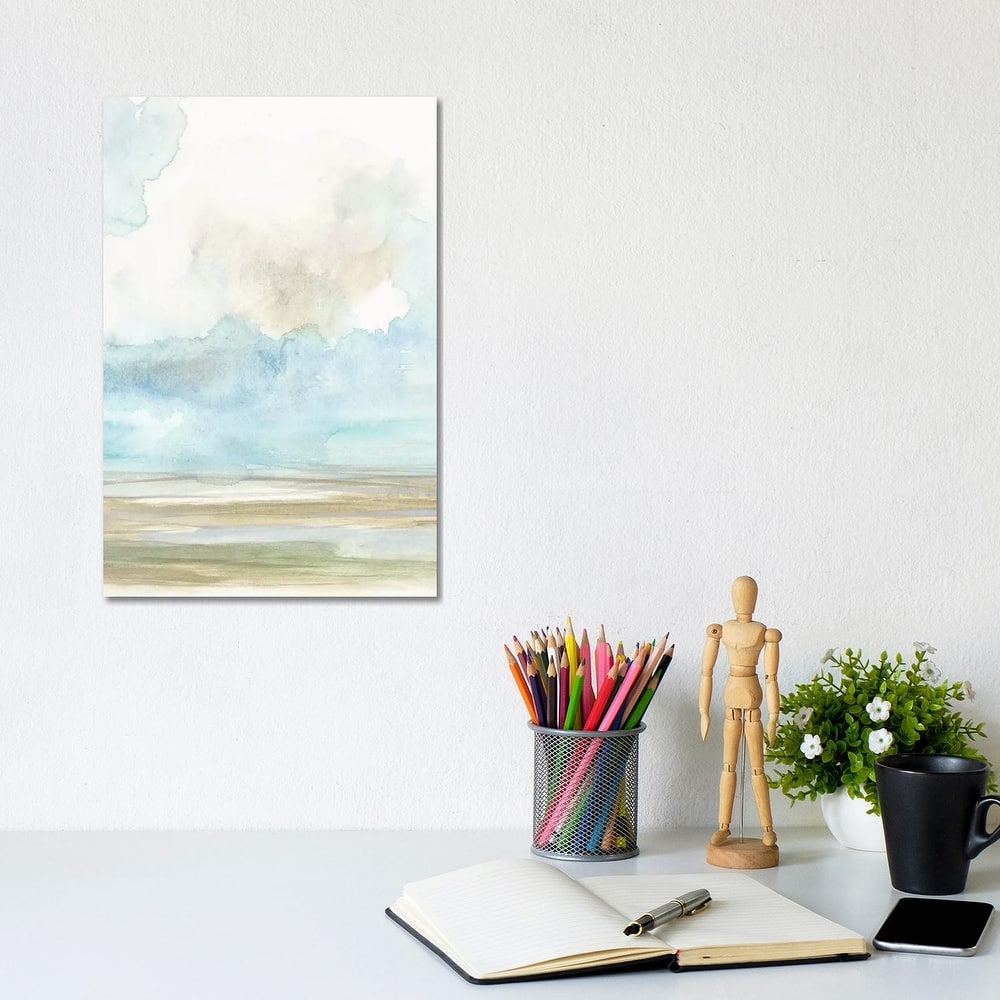 iCanvas "Clouds Over The Marsh II" by Jennifer Goldberger Canvas Print