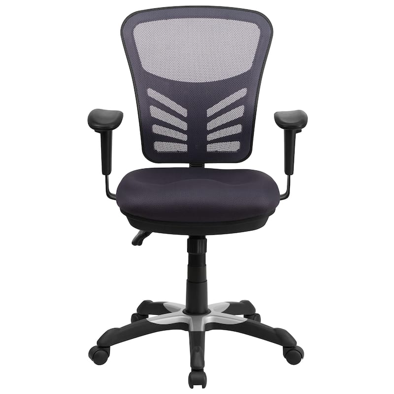 Mid-back Blue Mesh Adjustable Ergonomic Office Chair