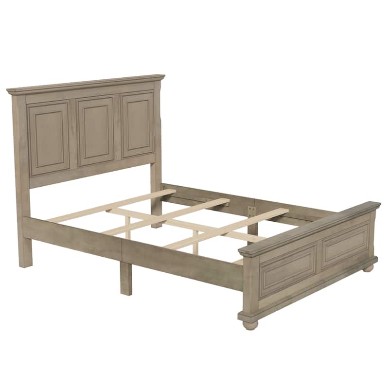 Traditional Town and Country Style Pinewood Vintage Bed Frame