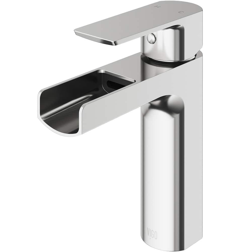 VIGO Ileana 7" H Single Handle Single Hole Bathroom Faucet