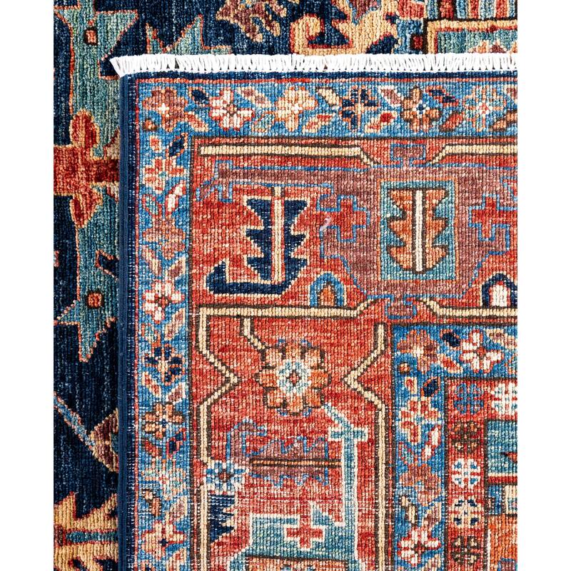 Serapi One-of-a-Kind Hand-Knotted Area Rug - Blue - 8' 2" x 10' 2"