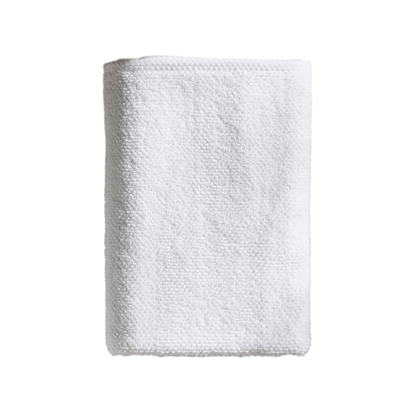 Linery & Co. Luxury Cotton Textured Bath Towel. - Bath Towel - Optic White