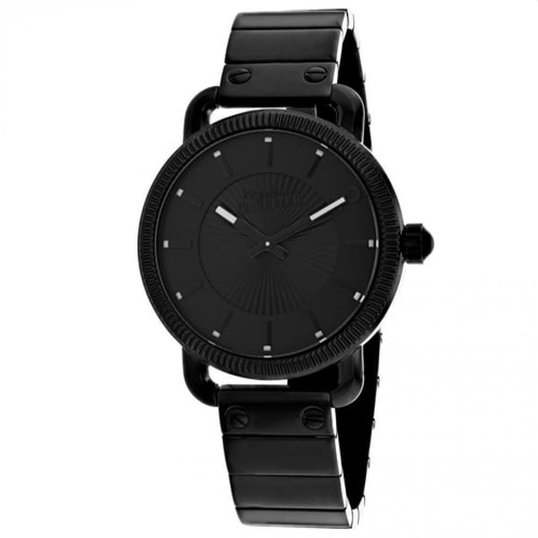 Jean Paul Gaultier Men's 8504402 'Index' Black Stainless Steel Watch. Opens flyout.