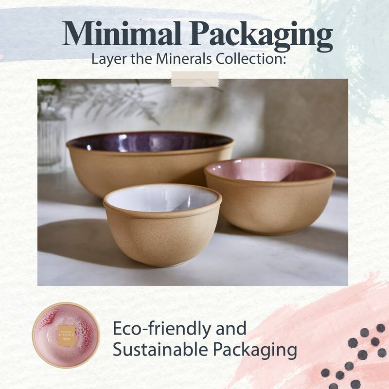 Portmeirion Minerals Set of 4 Small Serving Bowls - 4.5 inch