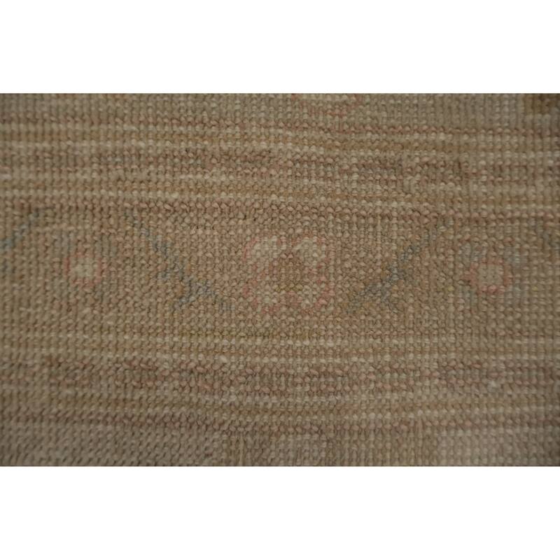 Hand Knotted Oriental 100% Wool Carpet Traditional All-Over Beige & Ivories Ziegler Area Rug - 12' 10'' X 12' 6''