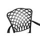 preview thumbnail 11 of 16, Aluminum Bistro Table and Chairs Set wUmbrella Hole(2 Chairs 1 Table)