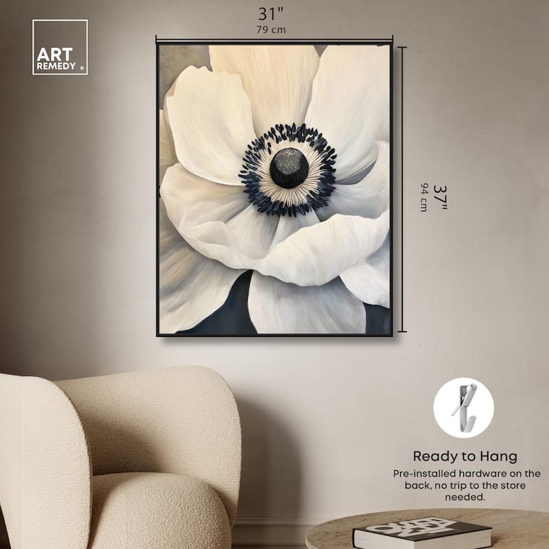 Heart of the Anemone Canvas by Art Remedy
