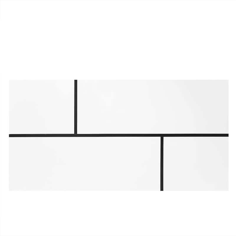 47.2''-72.7'' Extendable Coffee Table, Multi-Functional Coffee Table with High-Gloss Finish