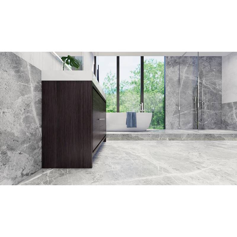 Dove 60'' Freestanding Vanity with Single Reinforced Acrylic Sink