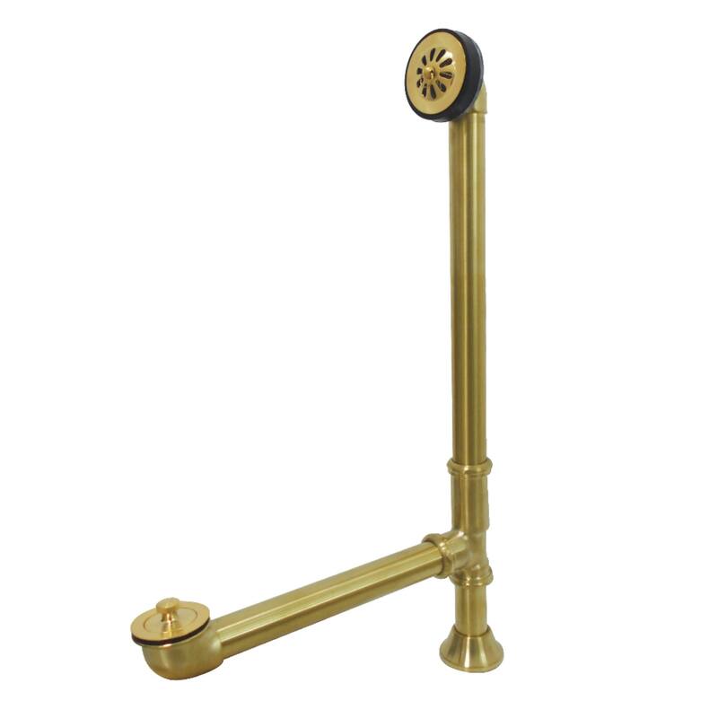 Vintage Clawfoot Tub Drain - Brushed Brass