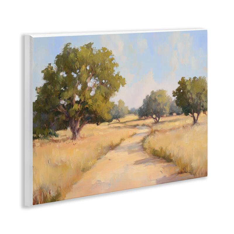 Stupell Getting Lost Natural Field Wall Plaque Art Design By Petal Prints Design