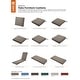 preview thumbnail 6 of 18, Classic Accessories Ravenna Water-Resistant Patio Chaise Cushion, 80 x 26 x 3 Inch