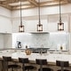 preview thumbnail 2 of 11, The Gray Barn Farmhouse 1-Light Cylinder Pendant Glass Lighting for Kitchen Island