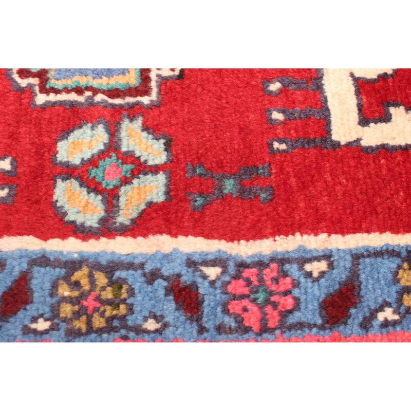 ECARPETGALLERY Hand-knotted Konya Anatolian Red Wool Rug - 4'3 x 6'4