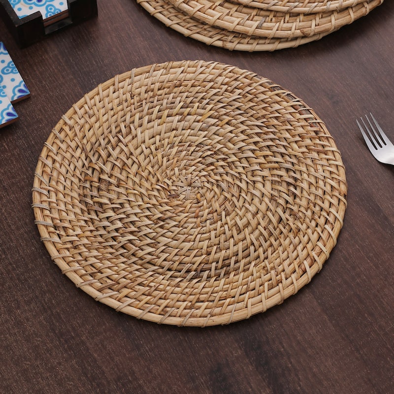 Novica Handmade Natural Flair Natural Fiber Placemats (Set Of 4)