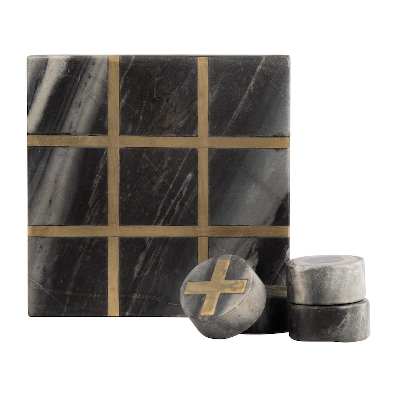 Sagebrook Home Contemporary Tic Tac Toe Game Board