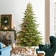 preview thumbnail 16 of 43, Glitzhome 7.5ft/9ft Pre-Lit Full Fir Artificial Christmas Tree w/Foot Pedal & Remote Control Simple Setup