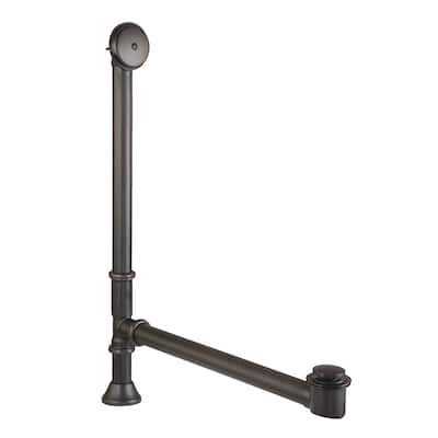 Premier Waste and Overflow Kit w/ Pop Up Drain for Free Standing Bath Tub in Oil Rubbed Bronze (D-500ORB)