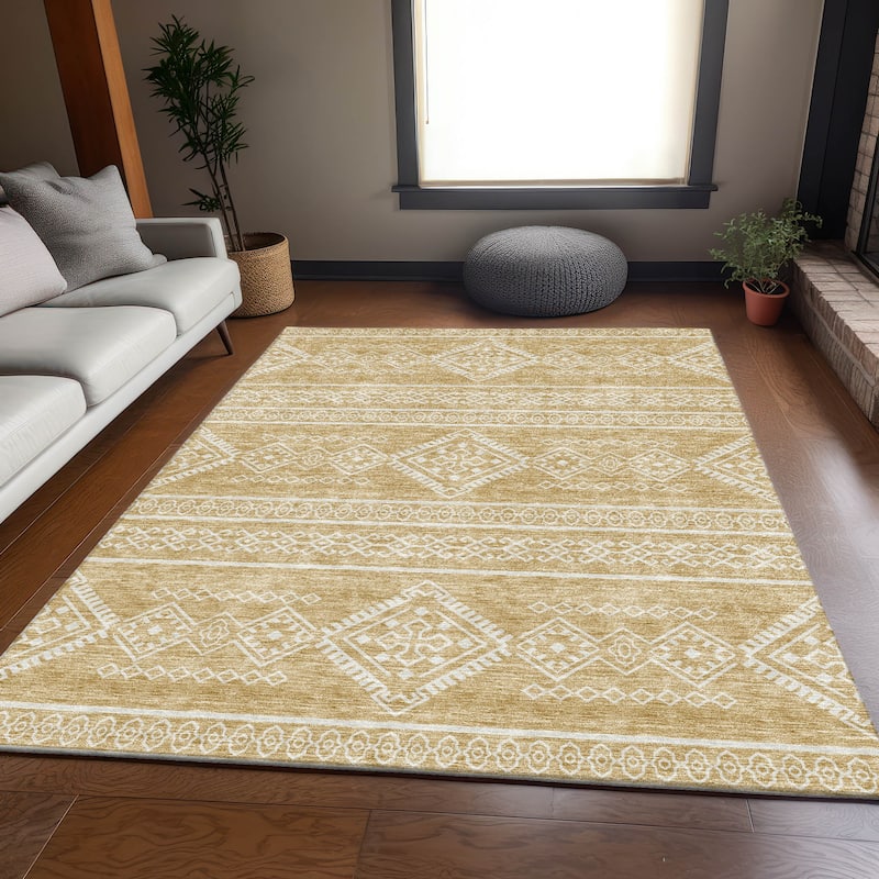 Premium Washable Super Soft Boho Globe Mayfield Rug
