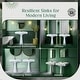 preview thumbnail 7 of 14, White Pedestal Sink Darbyshire Porcelain 34" Sink with 4" Centerset Faucet Holes and Overflow Renovators Supply