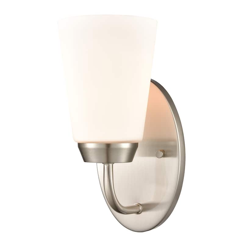 Winslow 10.5-inch High 1-Light Sconce in Brushed Nickel - 10.5 inch Tall