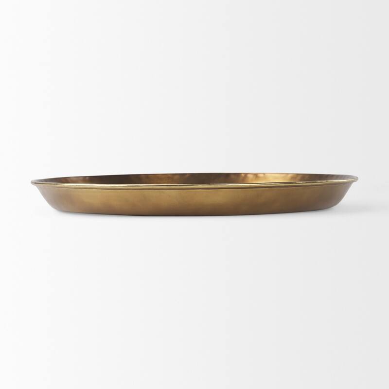 Eagan Gold Aluminium Tray (Large)
