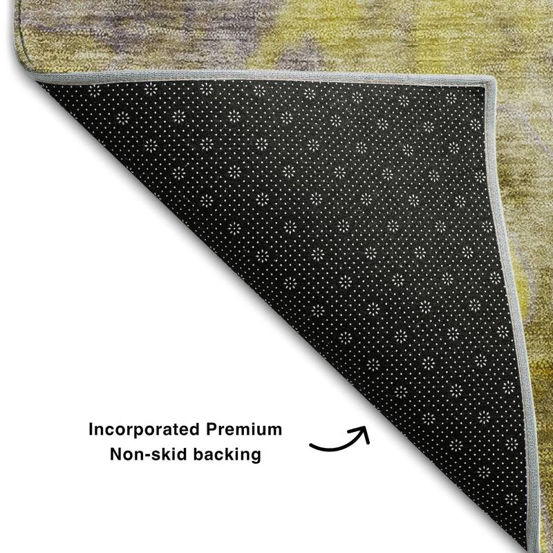 Premium Washable Super Soft Abstract Solid Mayfield Rug