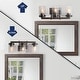 preview thumbnail 12 of 21, Fora Modern Farmhouse 4-Light Glass Bathroom Vanity Lights Rustic Metal Wall Sconces