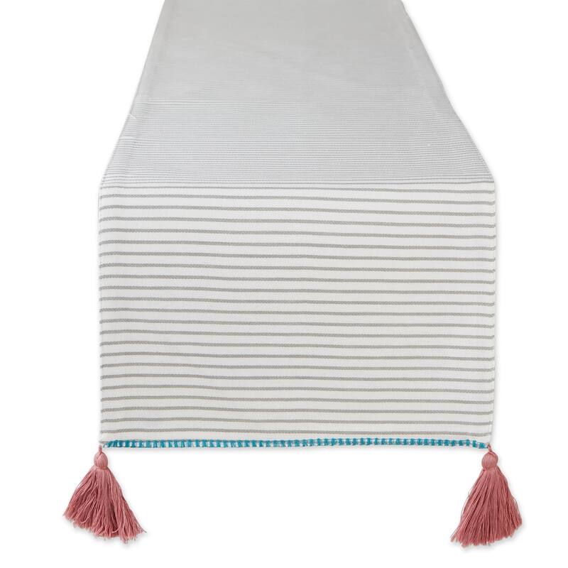 Gather Together Embellished Table Runner - Reversible Table Runner, 14x72"