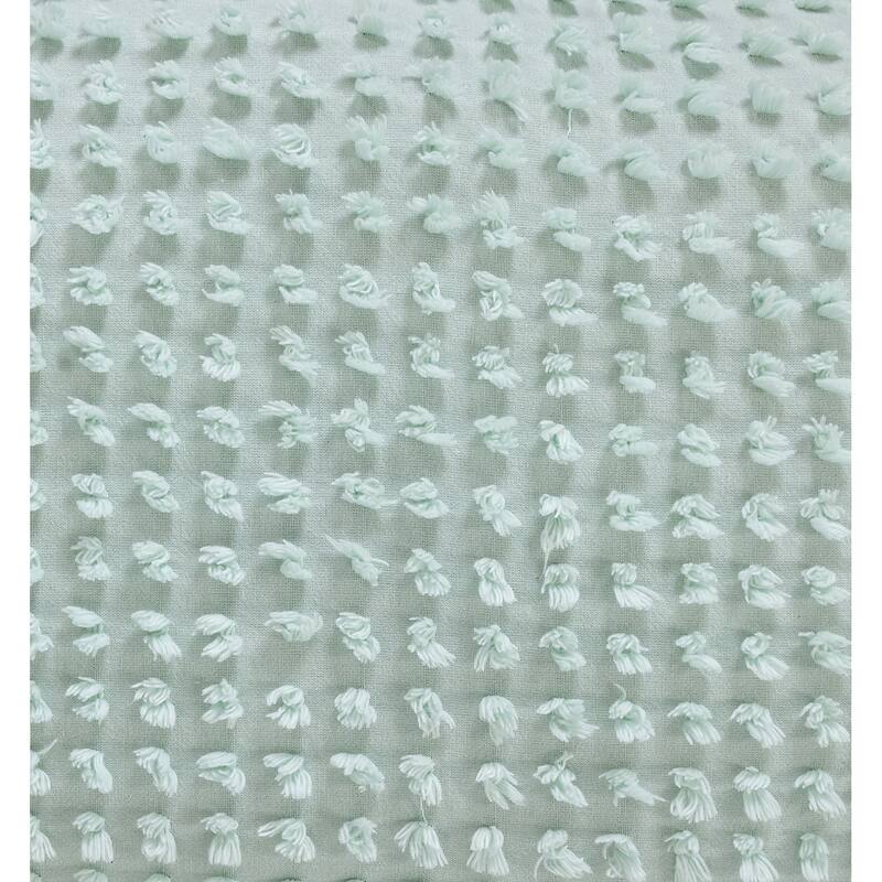 Better Trends Olivia Comforter Set 100% Cotton Tufted Soft Plush Chenille Machine Washable Tumble Dry