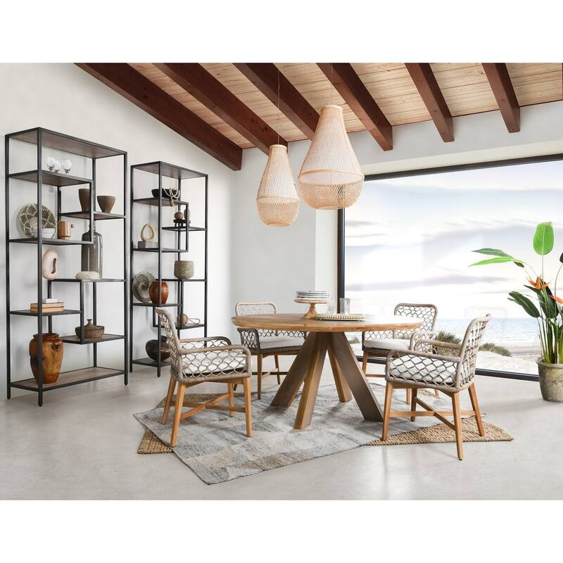 Tawas Indoor Outdoor Handwoven Multi Area Rug by Kosas Home - 5' x 8'