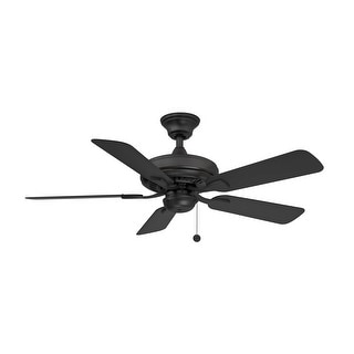 Fanimation Edgewood 44 inch Indoor/Outdoor Ceiling Fan - Black
