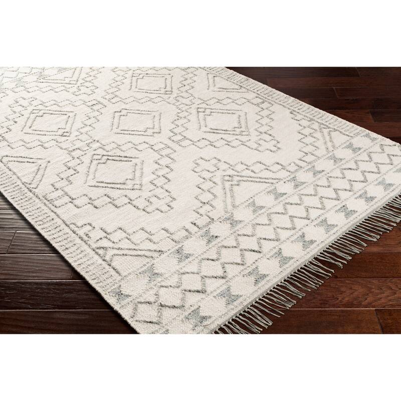 Cannock Handmade Southwestern Wool Blend Area Rug