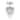 Calypso 1 Light Chrome Semi-Flush - 7.25'' W x 13.5'' H