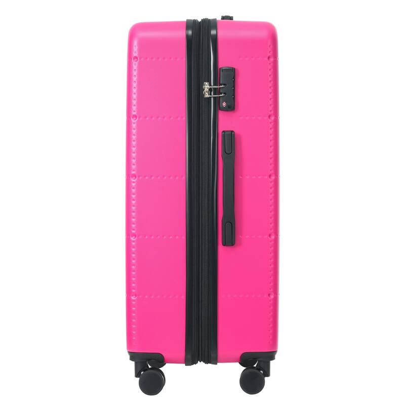 Hardside Luggage Set 5 Piece with Bags, 20IN Half-opening Carry on Luggage with USB Port, 24IN 28IN Luggage with Double Wheels