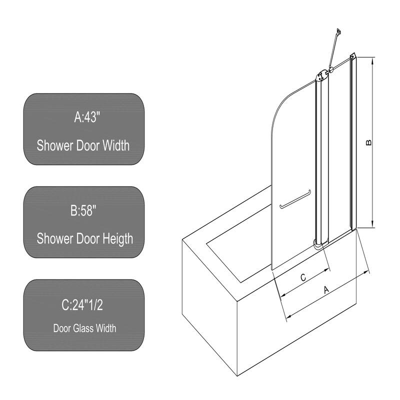 Rise and down rotation shaft door Shower Doors
