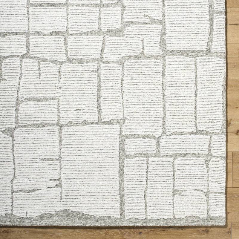 Scott Casual Abstract Wool Area Rug