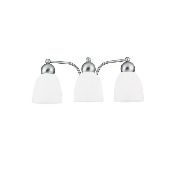 Sea Gull Lighting 49436BLE-962 Metropolis 3-Light Bath Brushed Nickel Finish - Nickel Finish