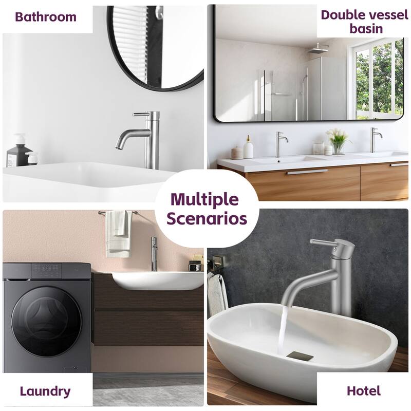 High-end atmosphere bathroom single hole faucet