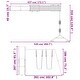 preview thumbnail 11 of 19, vidaXL Swing Set Outdoor Backyard Wooden Playground Equipment for Kids Age 3-8
