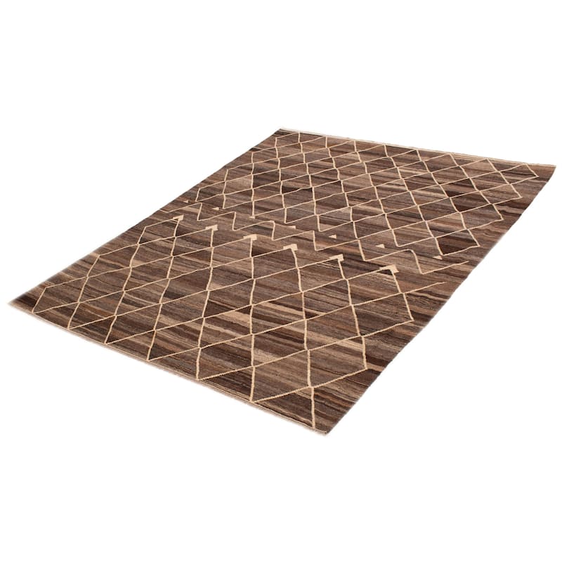 Sivas Brown Kilim 8'5" x 9'8" - 8'5 x 9'8