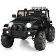 preview thumbnail 28 of 44, Costway 12V Kids Ride On Truck Car w/ Remote Control MP3 Music LED Black