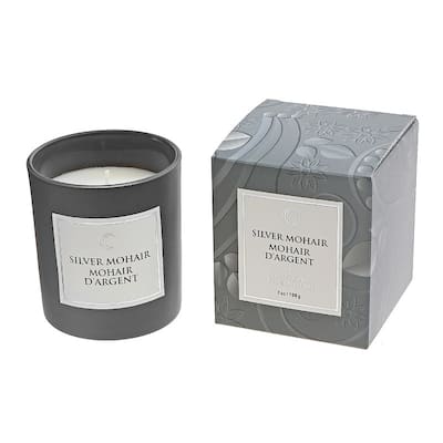 7 Oz Luxe Scented Candle In Gift Box (Silver gem) - Set of 2