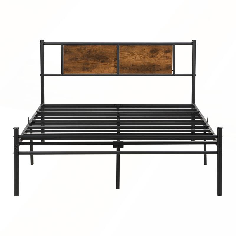 Metal Bedframe with Headboard