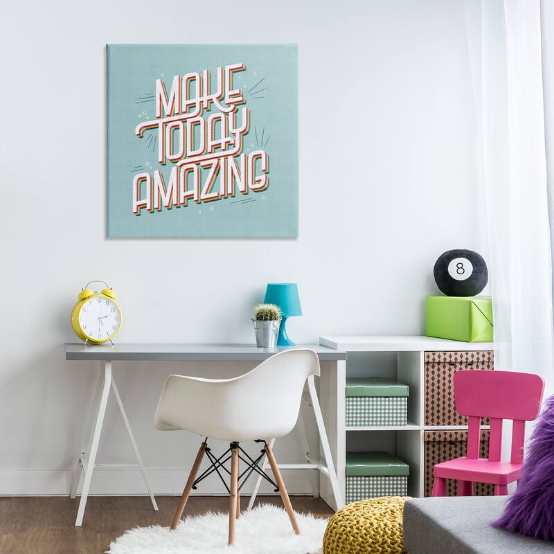 Stupell Vintage Make Today Amazing Canvas Wall Art Design By Sarah Hickman