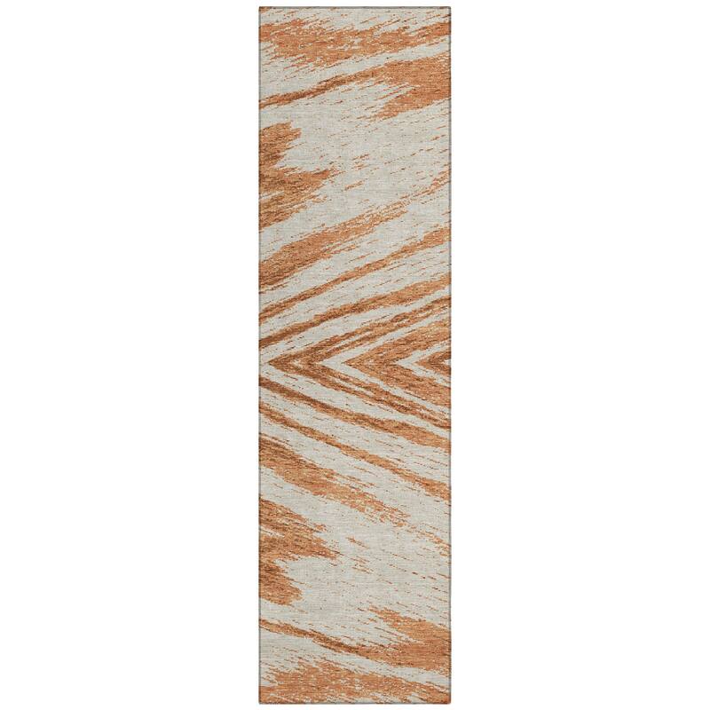 Machine Washable Indoor/ Outdoor Chantille Chevron Modern Rug