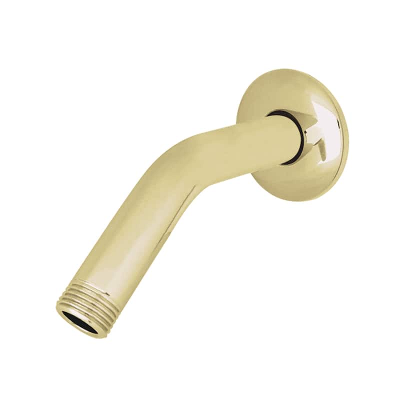 Kingston Brass AquaElements 6-Inch Shower Arm with Flange - Polished Brass